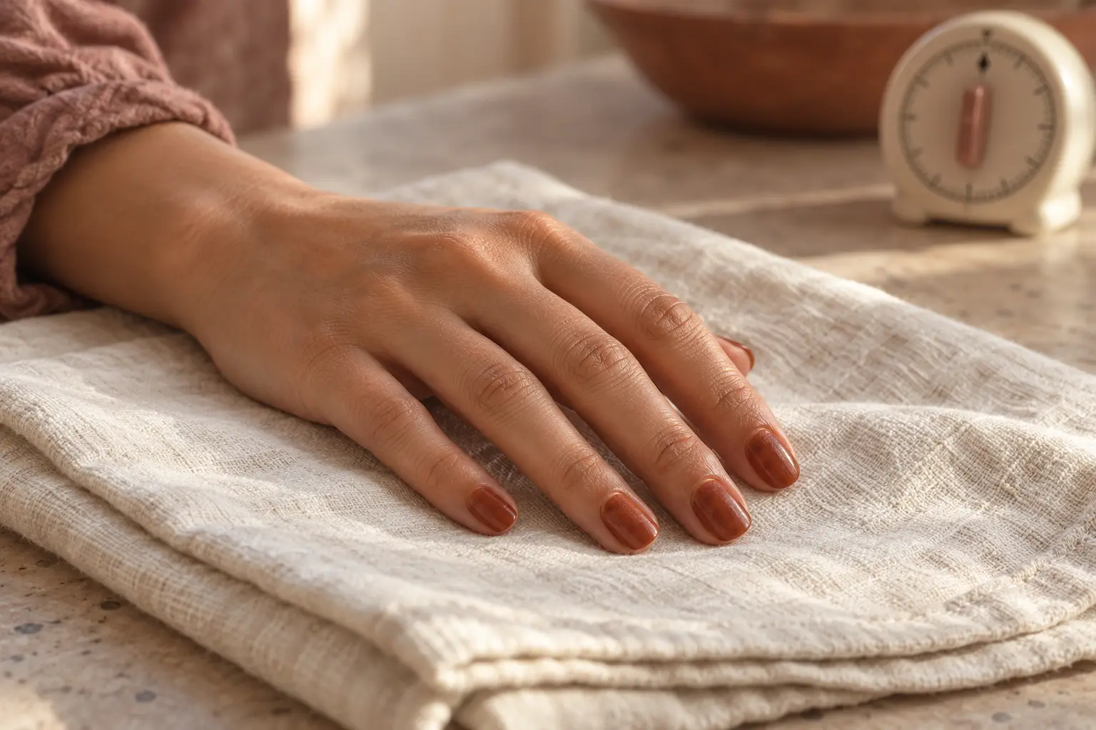 Temps de pose et séchage d’une coloration au henné sur les ongles